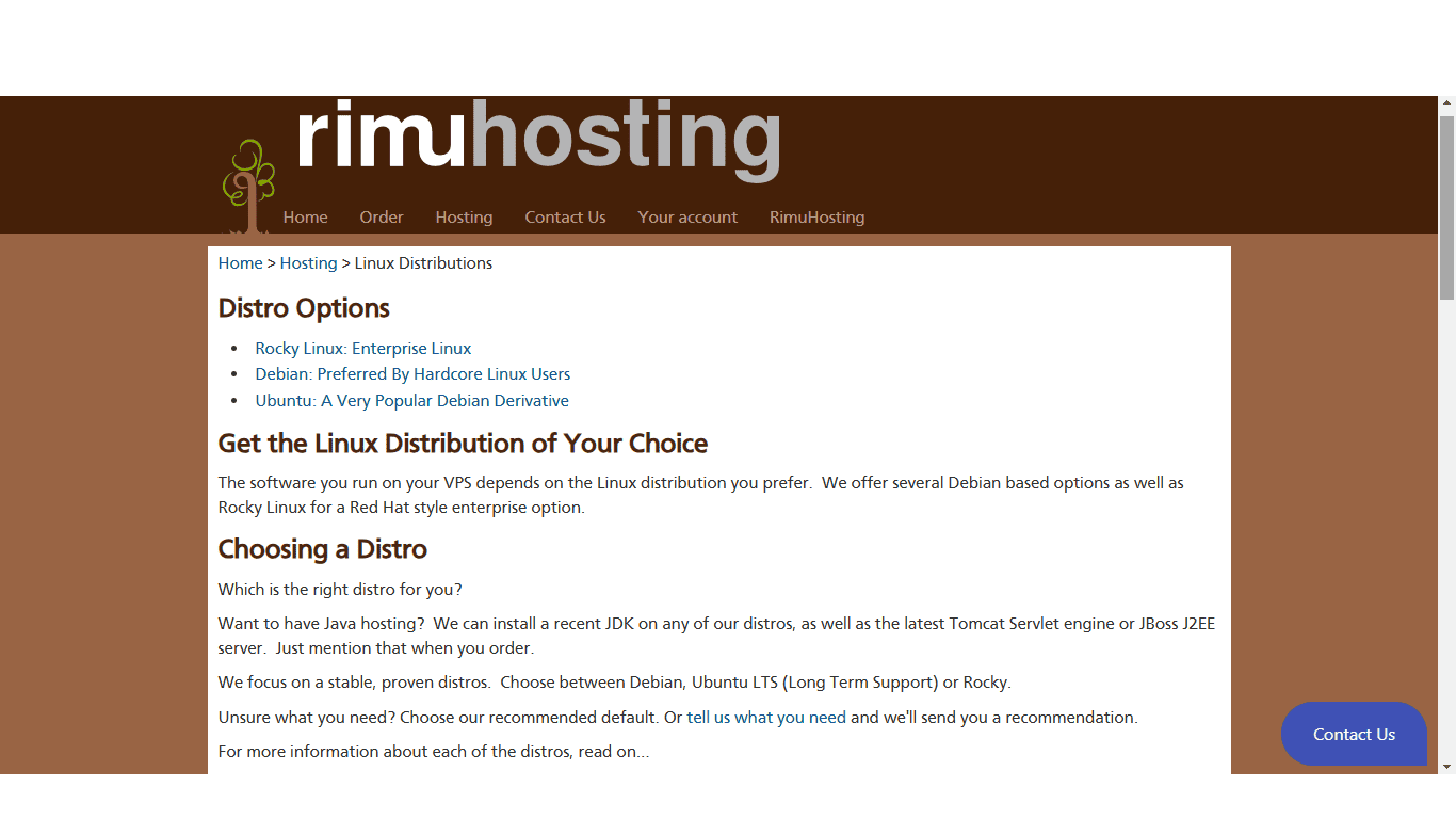 OS for Linux